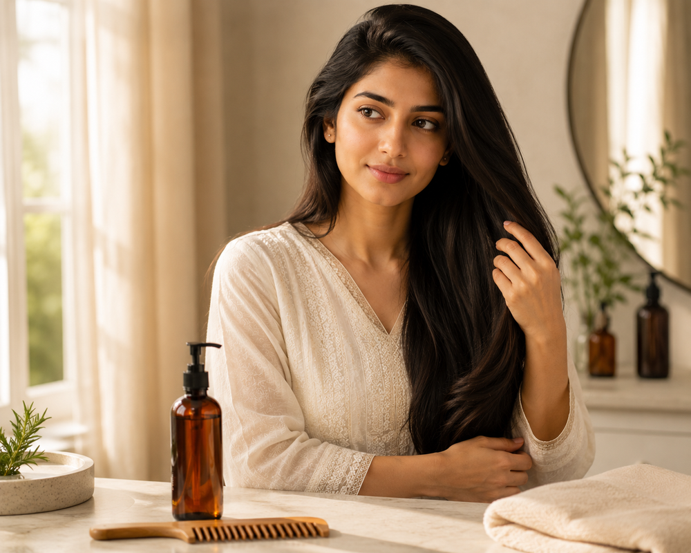healthy hair image